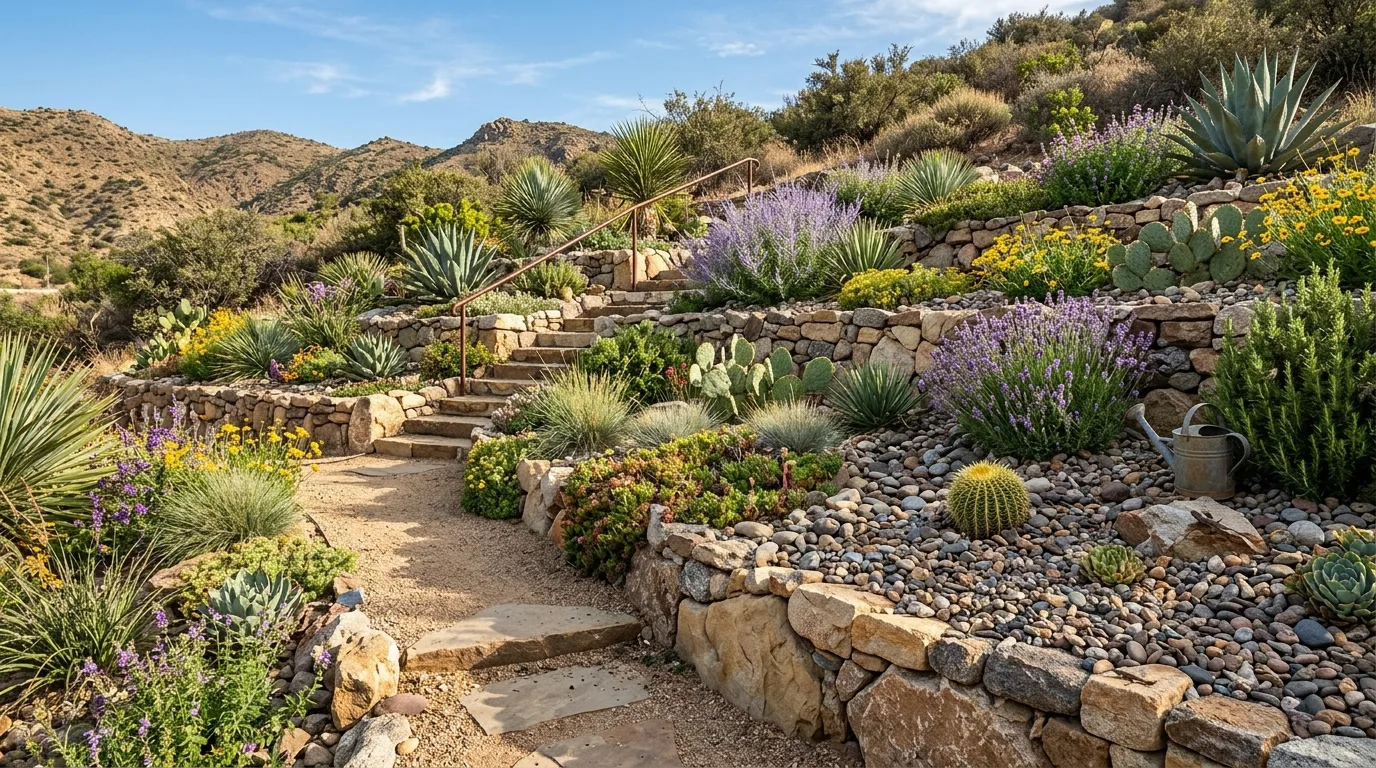 Minimal Planting Xeriscape